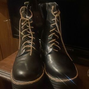 Worn once: Akira Black Rhinestone Boots